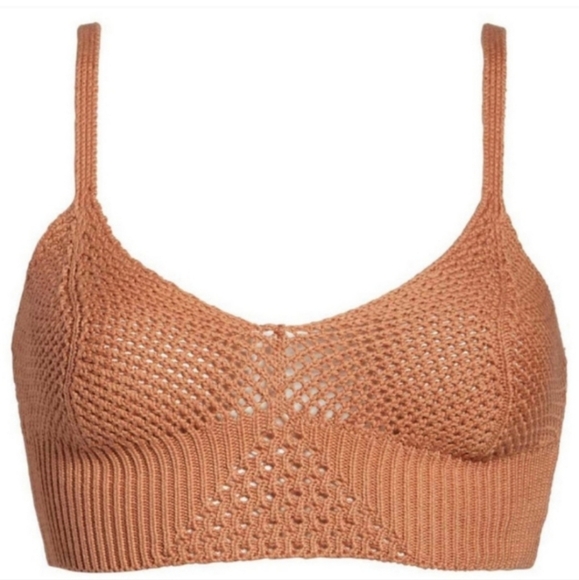 Free People crochet cropped top bralette - Picture 4 of 9